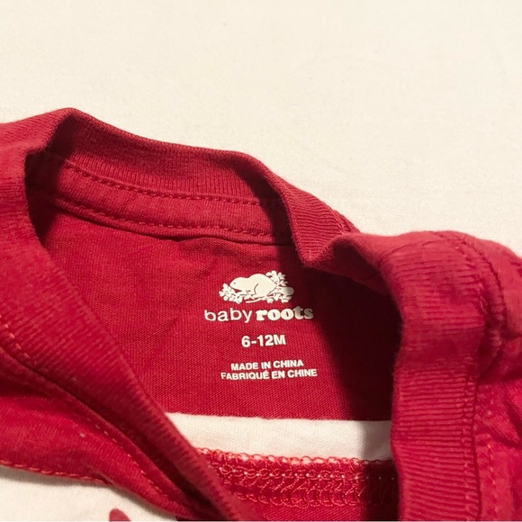 Roots Canada Baby Tshirt Size 6-12 Month Short Sleeve Tee - Picture 7 of 16